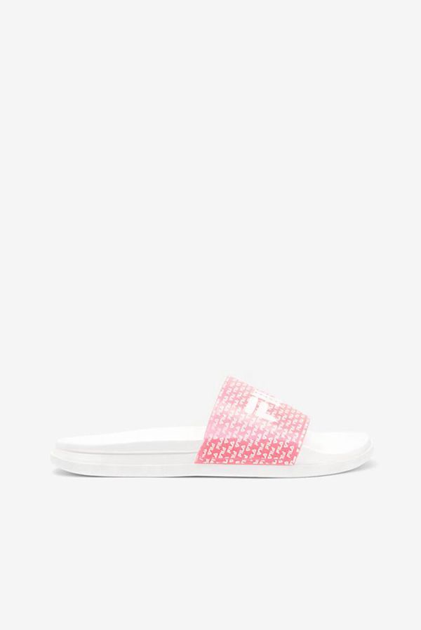 Fila Drifter Luxe Repeat Women's Sandals - White/Pink/White,NZ 987-6984